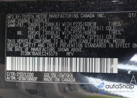 2014 Lexus Rx 350 from USA, damaged, VIN 2T2BK1BA0EC245579